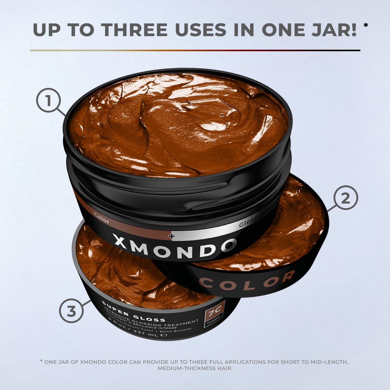 XMONDO Color Cobre: textura sedosa durante la aplicación