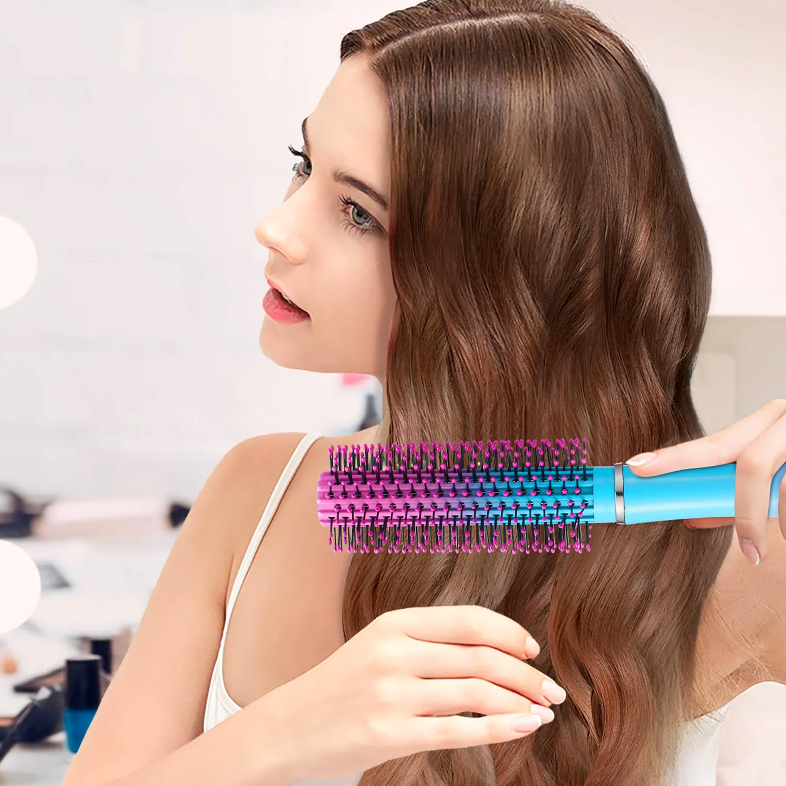 XMOSNZ cepillo estilizador mejora textura y brillo del cabello
