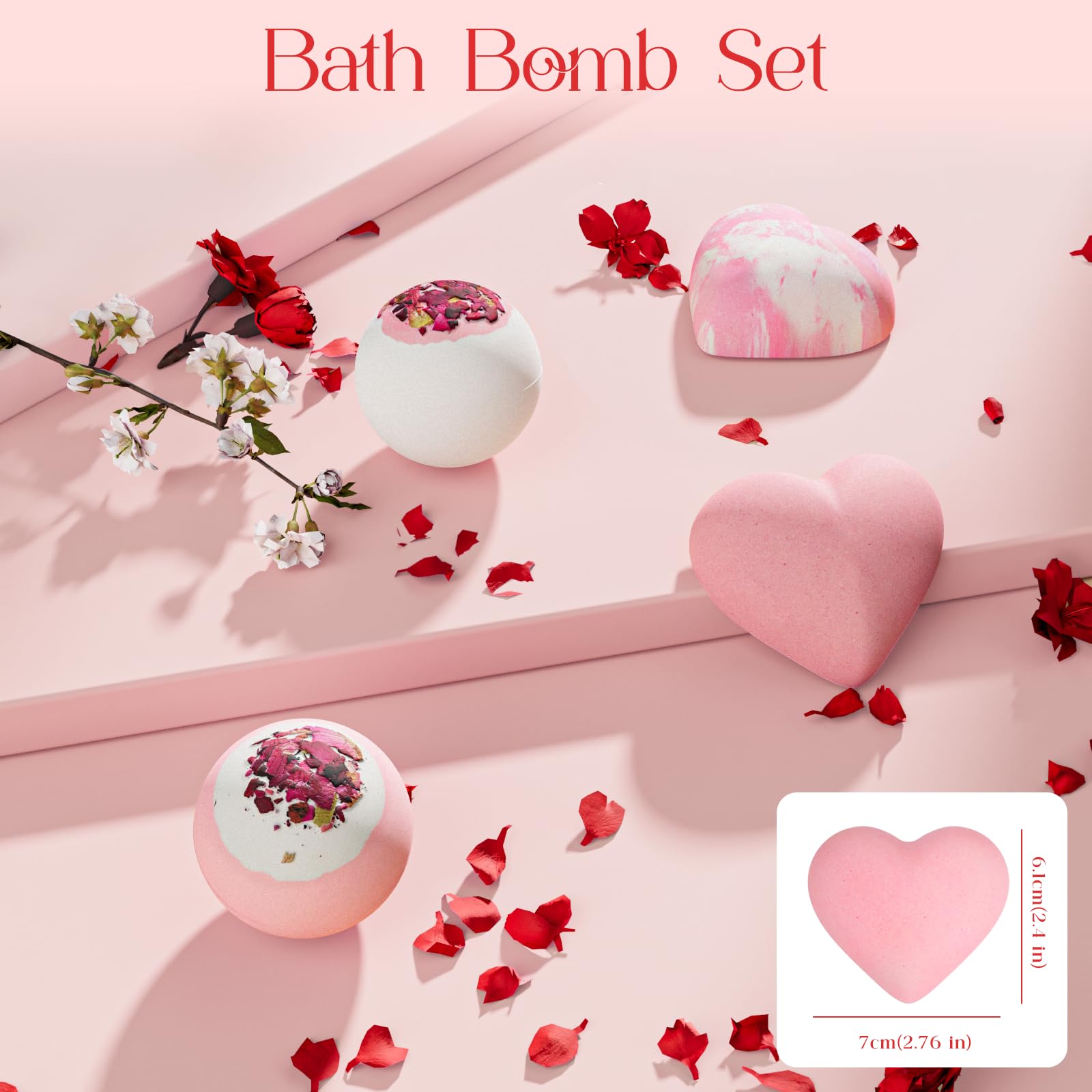 XmtJXn bombas de baño burbujas coloridas para un baño lujoso