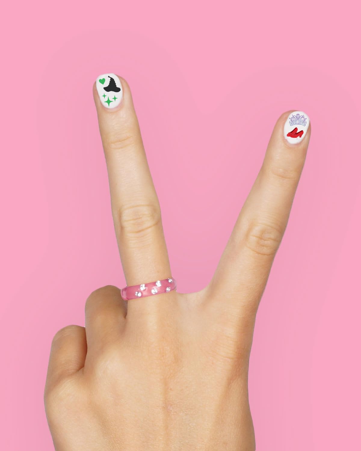 Pegatinas xo Fetti uñas monos voladores divertidas para niñas.