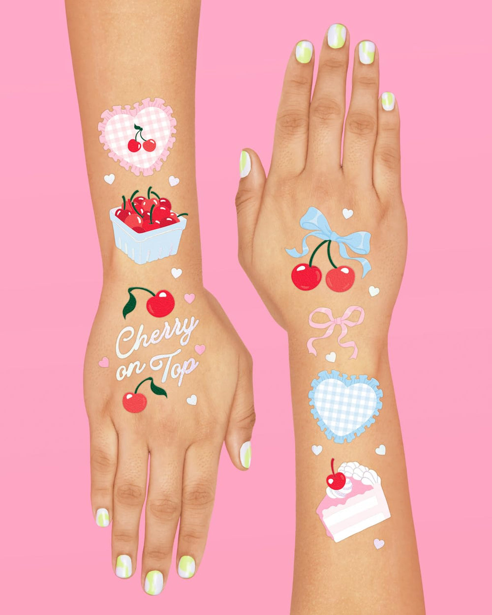 tatuajes xo fetti corazones y cintas para decoraciones temáticas