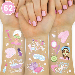 Tatuaje xo Fetti de máscara para ojos iridiscente, ideal para fiesta spa en casa.