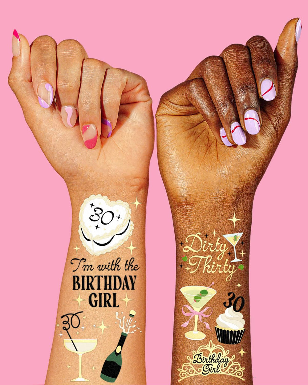 tatuajes torta de cumpleaños xo fetti, para animar la celebración.