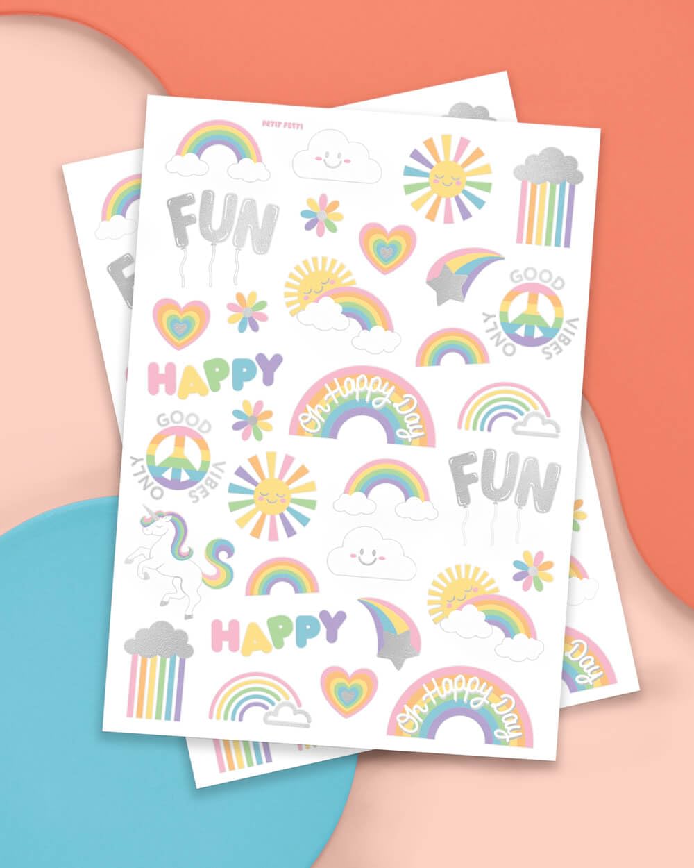 Tatuajes unicornio xo Fetti, diseños vibrantes para cumpleaños mágicos