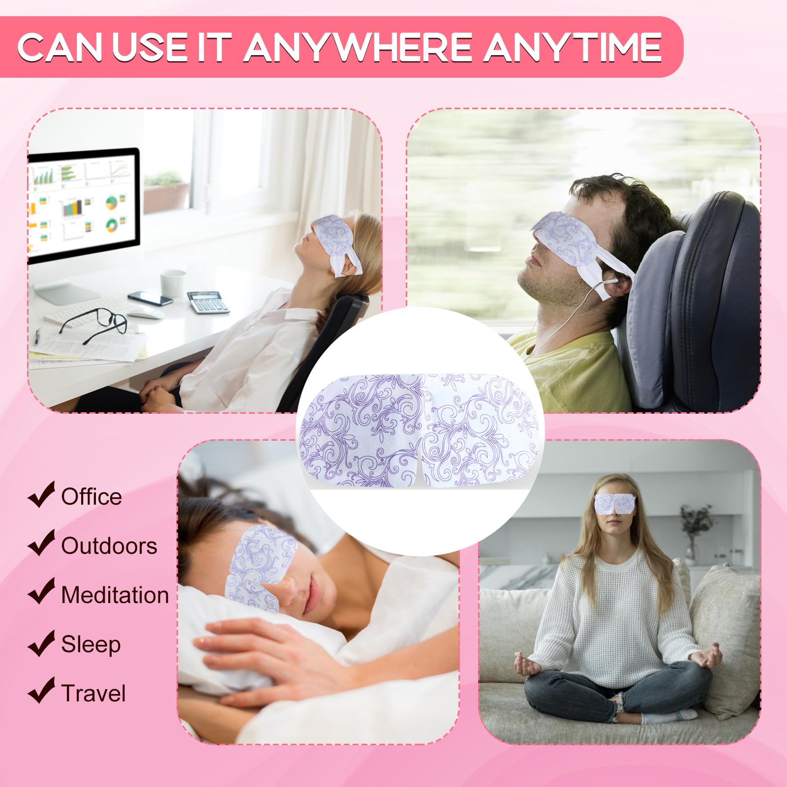 XPCARE regalo ideal con mascarillas ojeras rosa para fechas especiales.