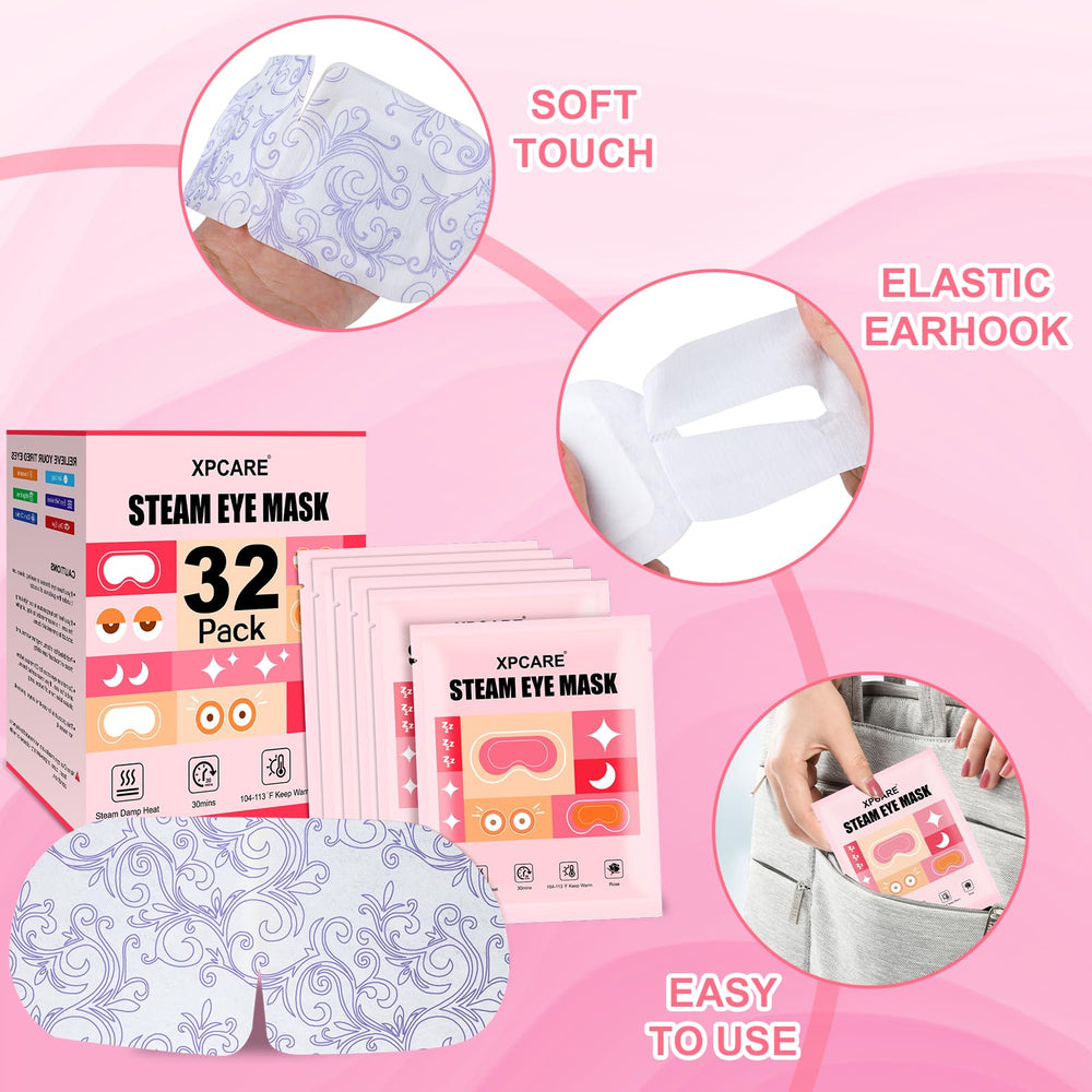 XPCARE mascarilla rosa sin necesidad de microondas, uso inmediato y limpio.
