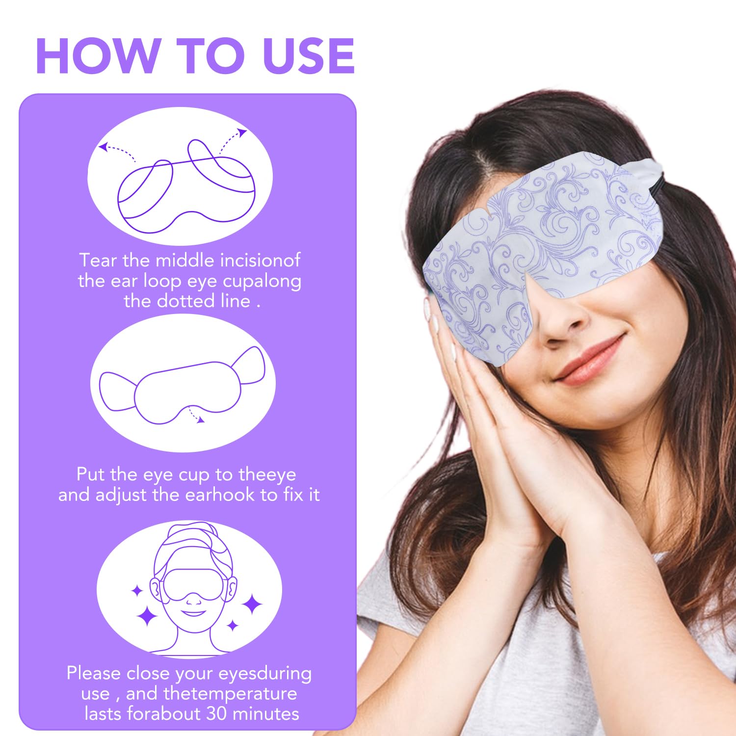 XPCARE experiencia de relajación ocular en casa con lavanda
