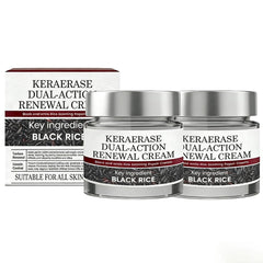 XQMVCO Keratin Erase crema en bote para hidratación duradera.