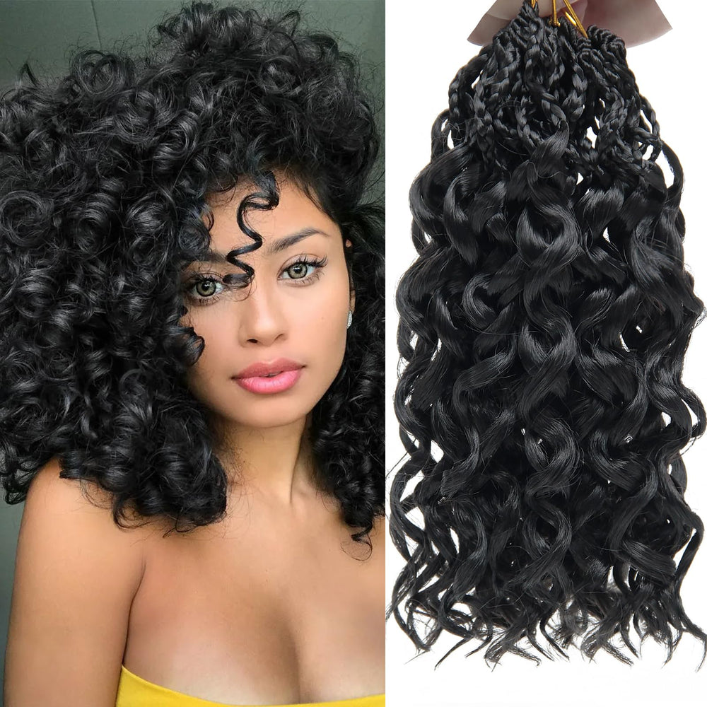 XSASLYET Gogo Curl 10pulgadas, rizo natural ligero para uso diario