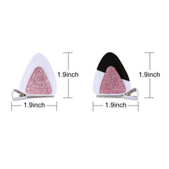 XSWNGXX detalle-orejas-gato, brillo llamativo para fiestas.