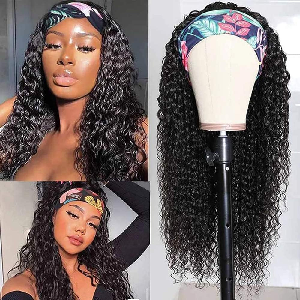 XSY Headband Wig incluye cap pestañas y banda para completar el look