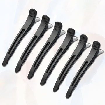 Set de 6 piezas negras para completar tu colección de herramientas capilares.