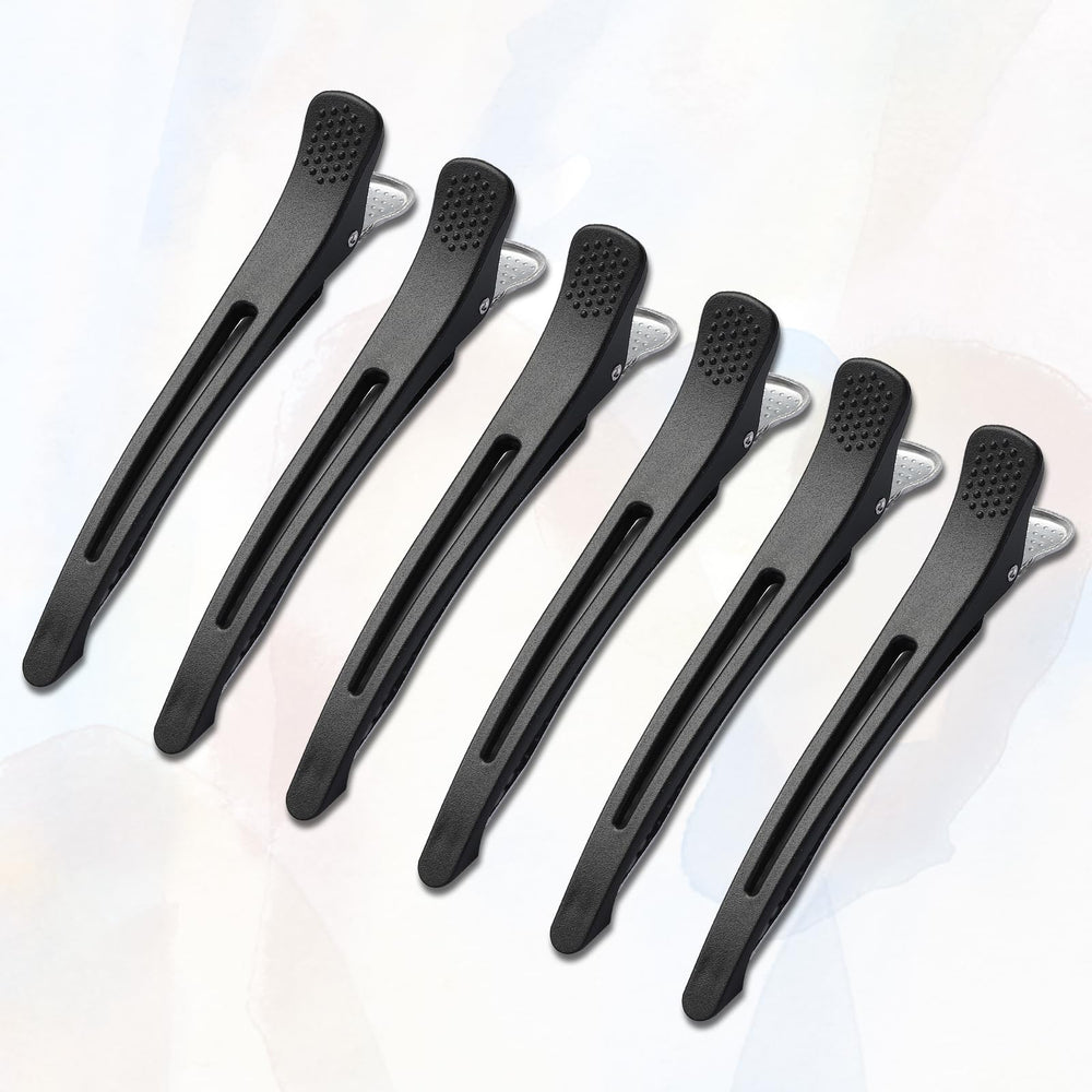 Set de 6 piezas negras para completar tu colección de herramientas capilares.