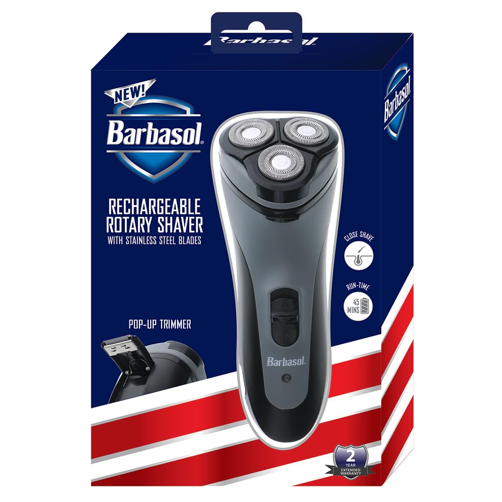 XTREME Barbasol cargador de 8 horas que ofrece hasta 45 minutos de uso.