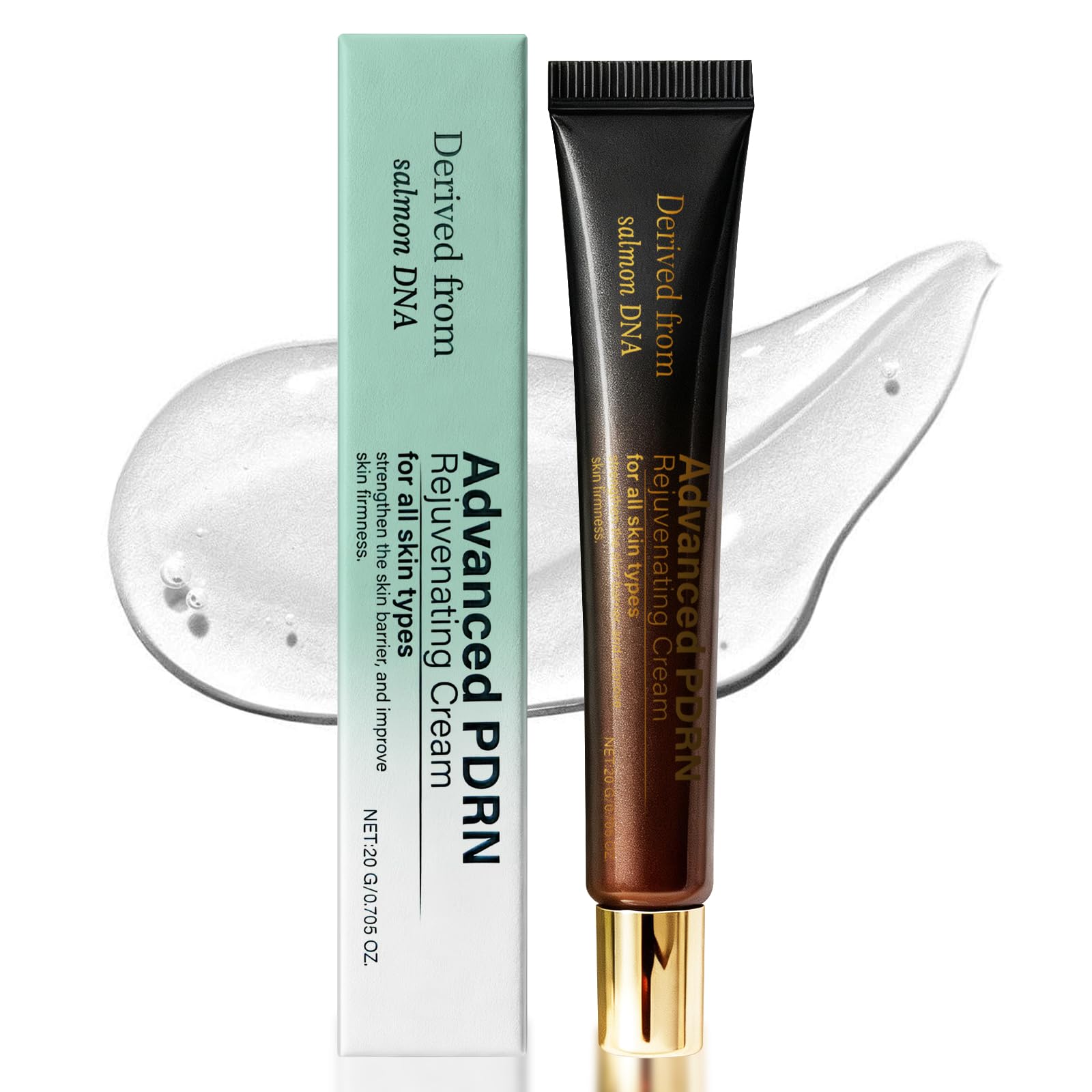 XUHUIT crema PDRN con absorción rápida ilumina la piel.