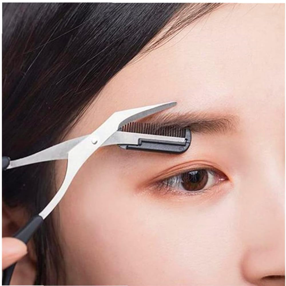 Tijeras portátiles XUJINCN para retoques rápidos en casa o viaje.