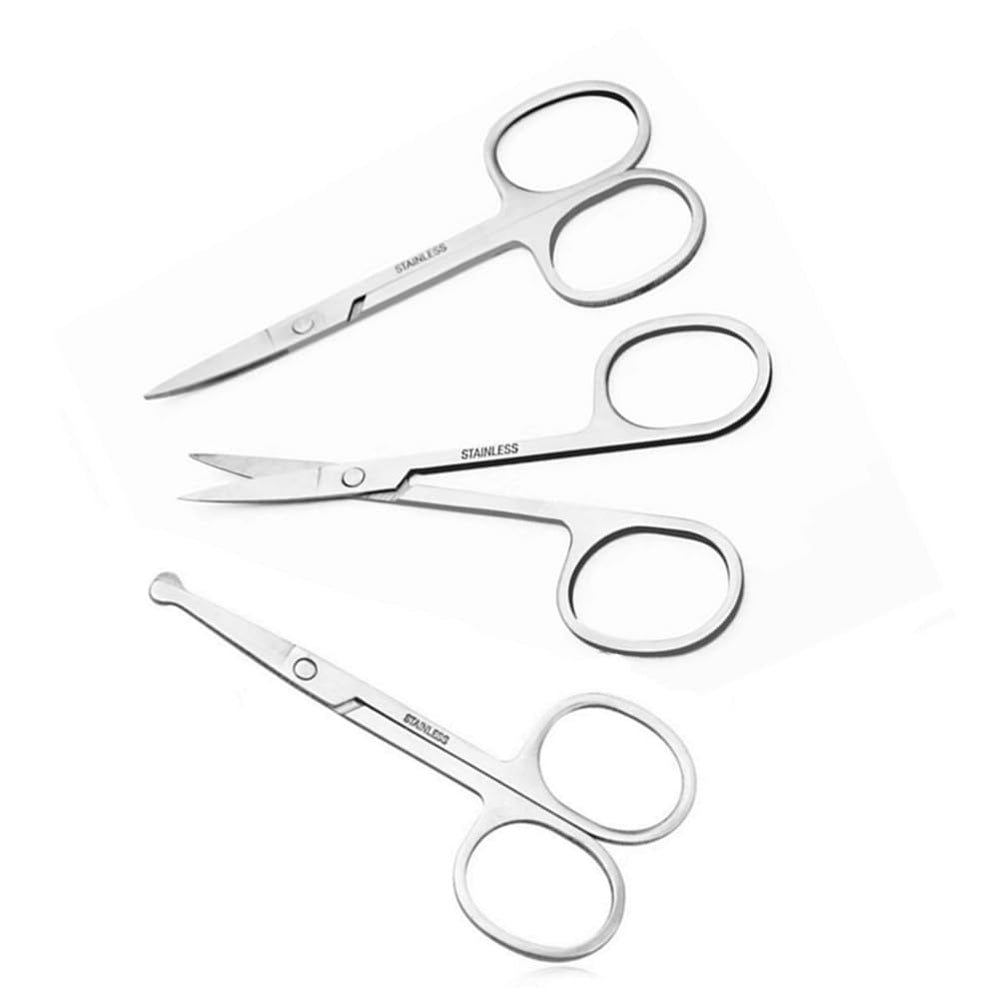 xujincn tijeras nariz 3-5 pulgadas para recorte seguro de vello nasal