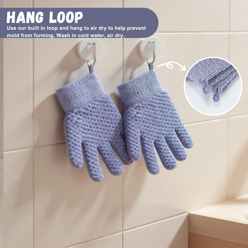 xvxvttxvv guantes exfoliantes textura dual experiencia spa en casa