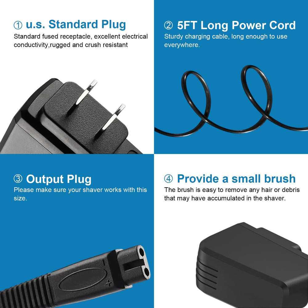 XXSZHY adaptador 5V 1A para Andis TS-1 TS-2, recarga estable