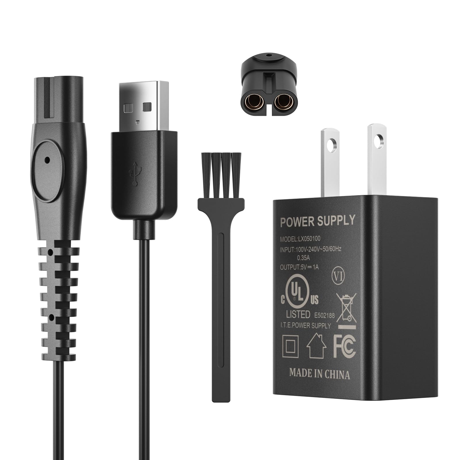 XXSZHY cargador rápido 5V para Philips Norelco One Blade, carga eficiente para uso diario.