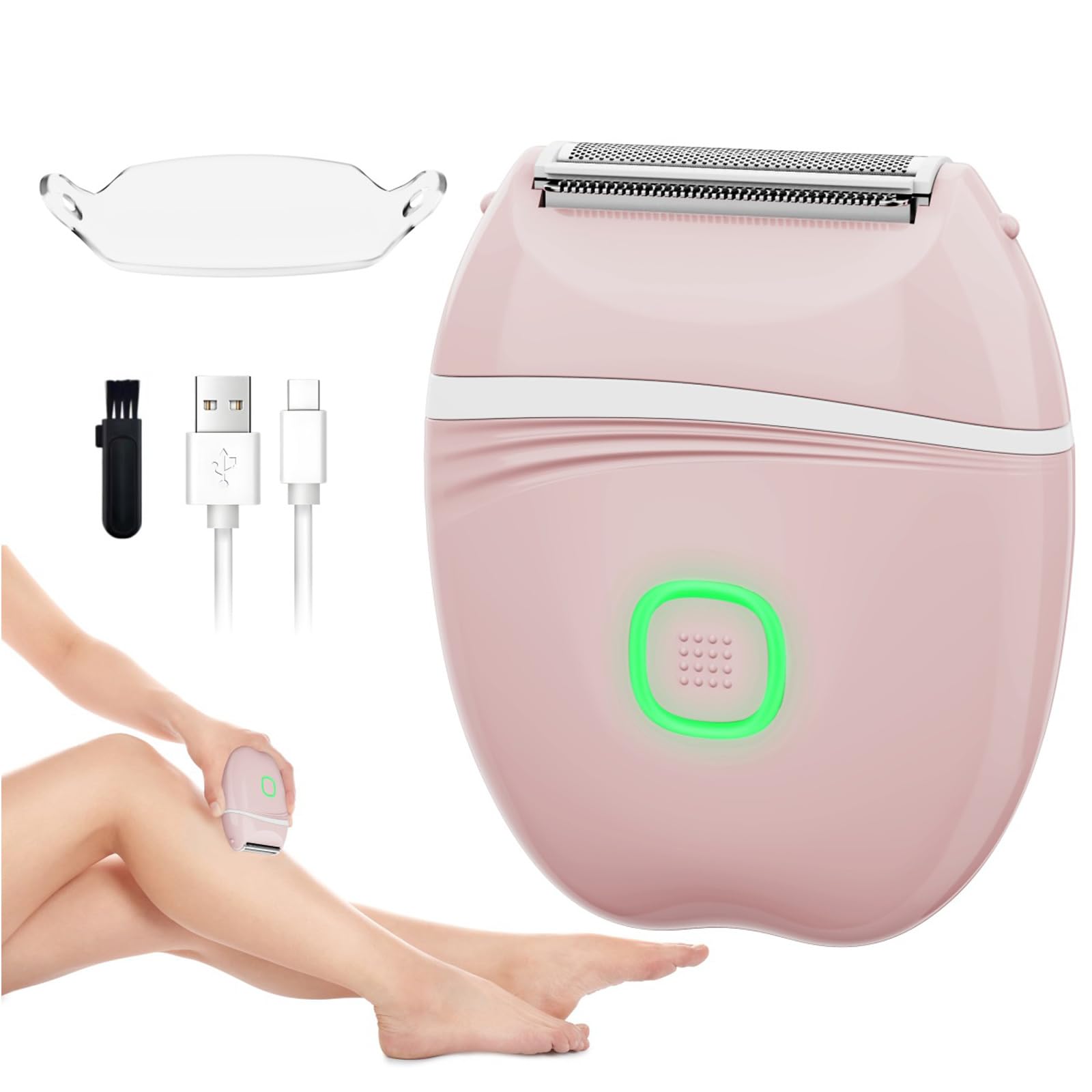 XYYOUWEI afeitadora eléctrica para mujer, vista general, ideal para uso diario cómodo.