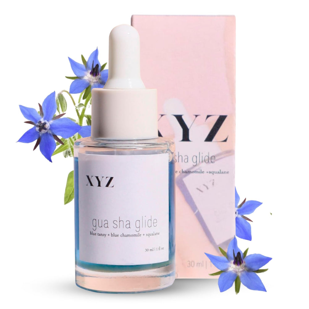 XYZ Skin Deslizamiento Gua Sha: aceite facial para un deslizamiento suave.