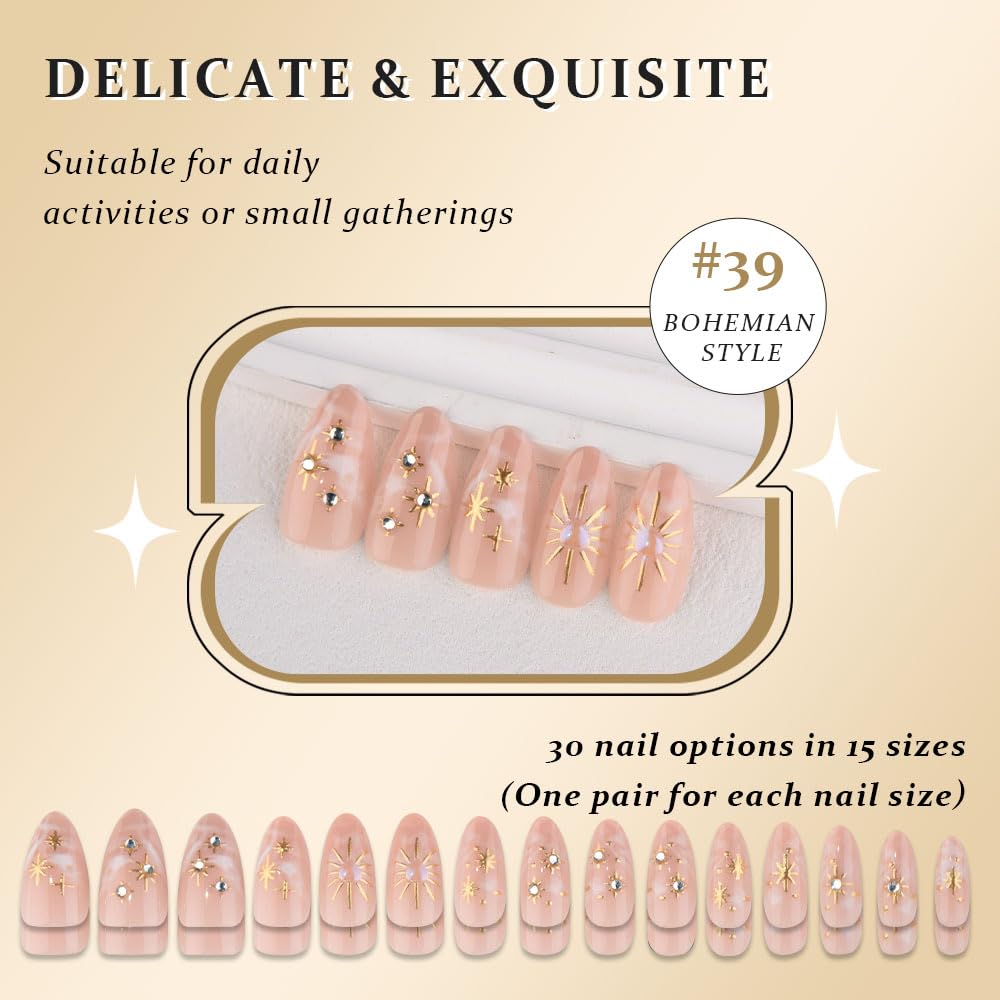 XZMeiLun uñas reutilizables para cuidado de uñas naturales