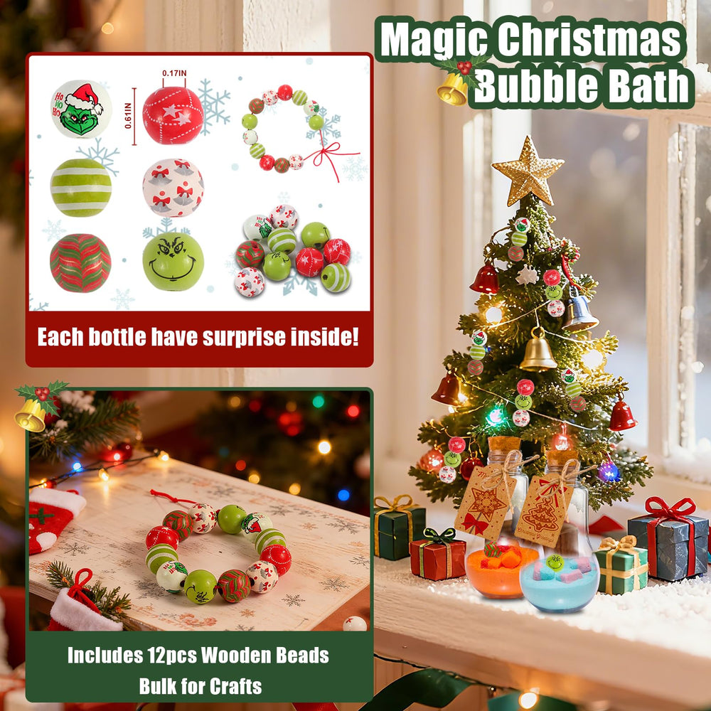 Pulseras de cuentas navideñas Y-FABKKI para juego creativo.