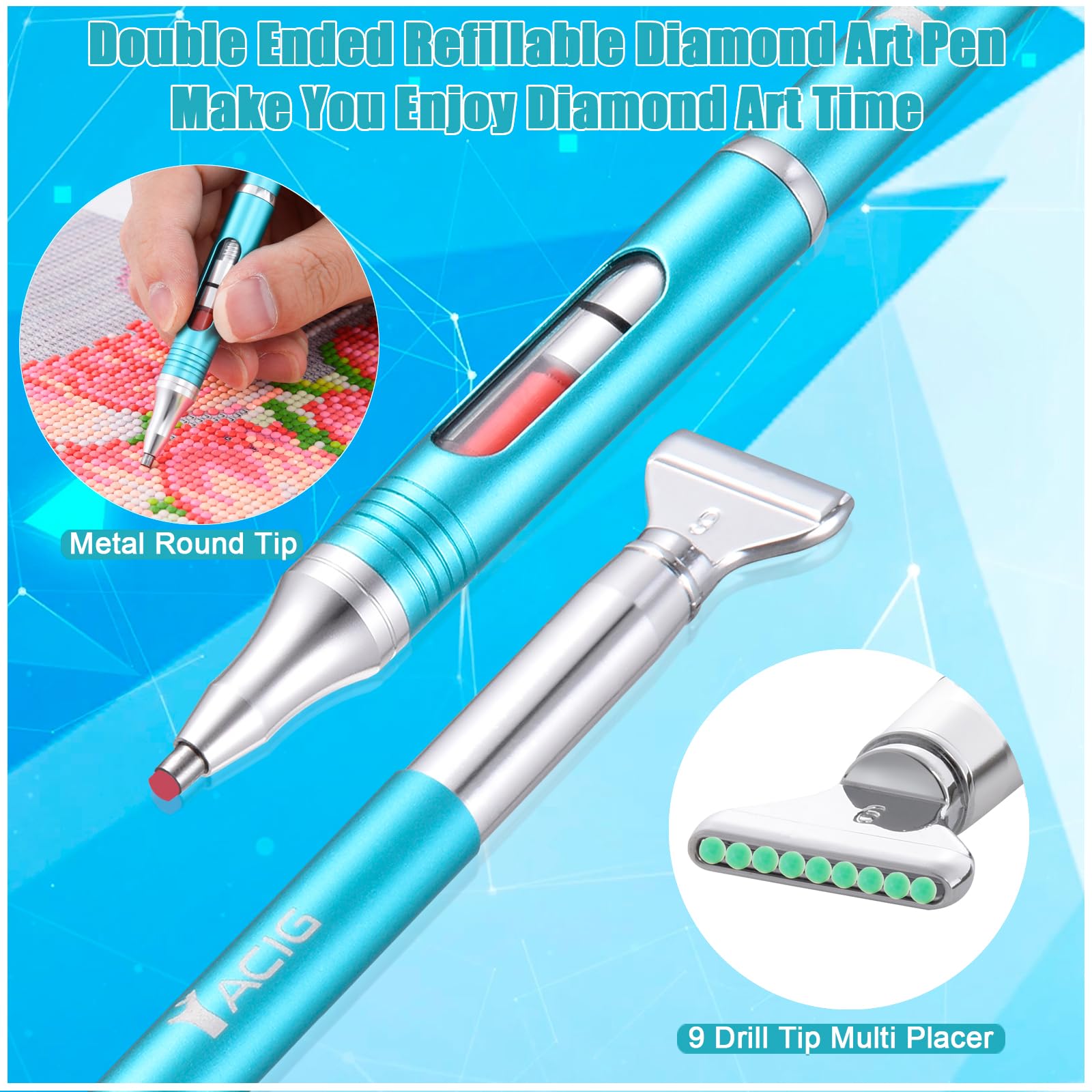 Yacig bolígrafo diamantes uso manualidades