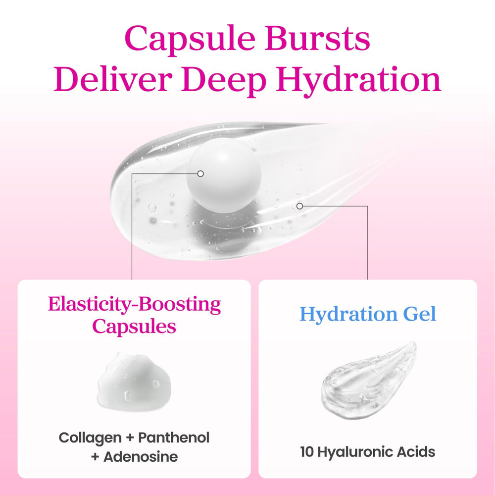 YADAH Collagen Hydra Core Cream, aplicación en mejillas y ojos, hidratación suave