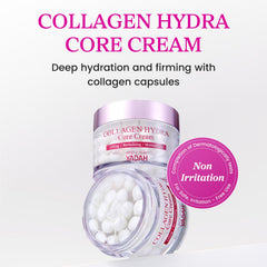 YADAH Collagen Hydra Core Cream, textura suave, sensación ligera para uso diario