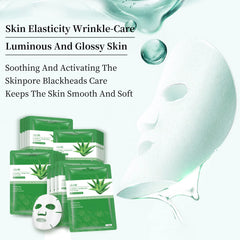 Mascarilla suave para piel sensible que aporta confort y frescura.