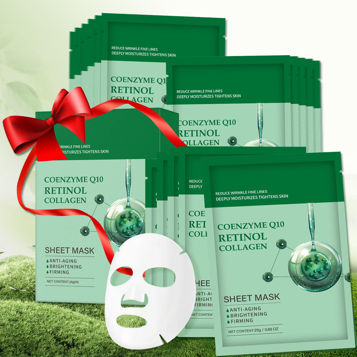 YAFUSIPE collagen face mask pack—hydration for all skin types.