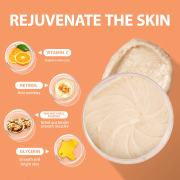 Exfoliante cuerpo y rostro, uso versátil para piel grasa