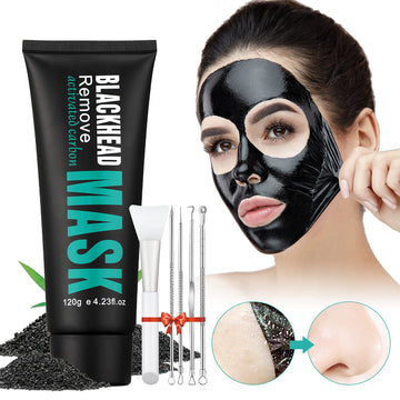 YAFUSIPE peel-off mask in application stage showing pore cleansing potential.