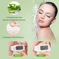 Aplicación de 15 minutos con mascarilla YAFUSIPE para hidratación rápida.