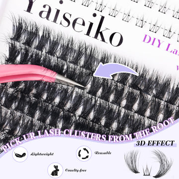 Yaiseiko longitudes mixtas 12-25 mm para estilos variados.