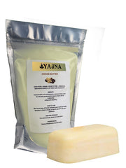 Cabello nutrido con Yajna manteca cacao cruda, brillo natural.