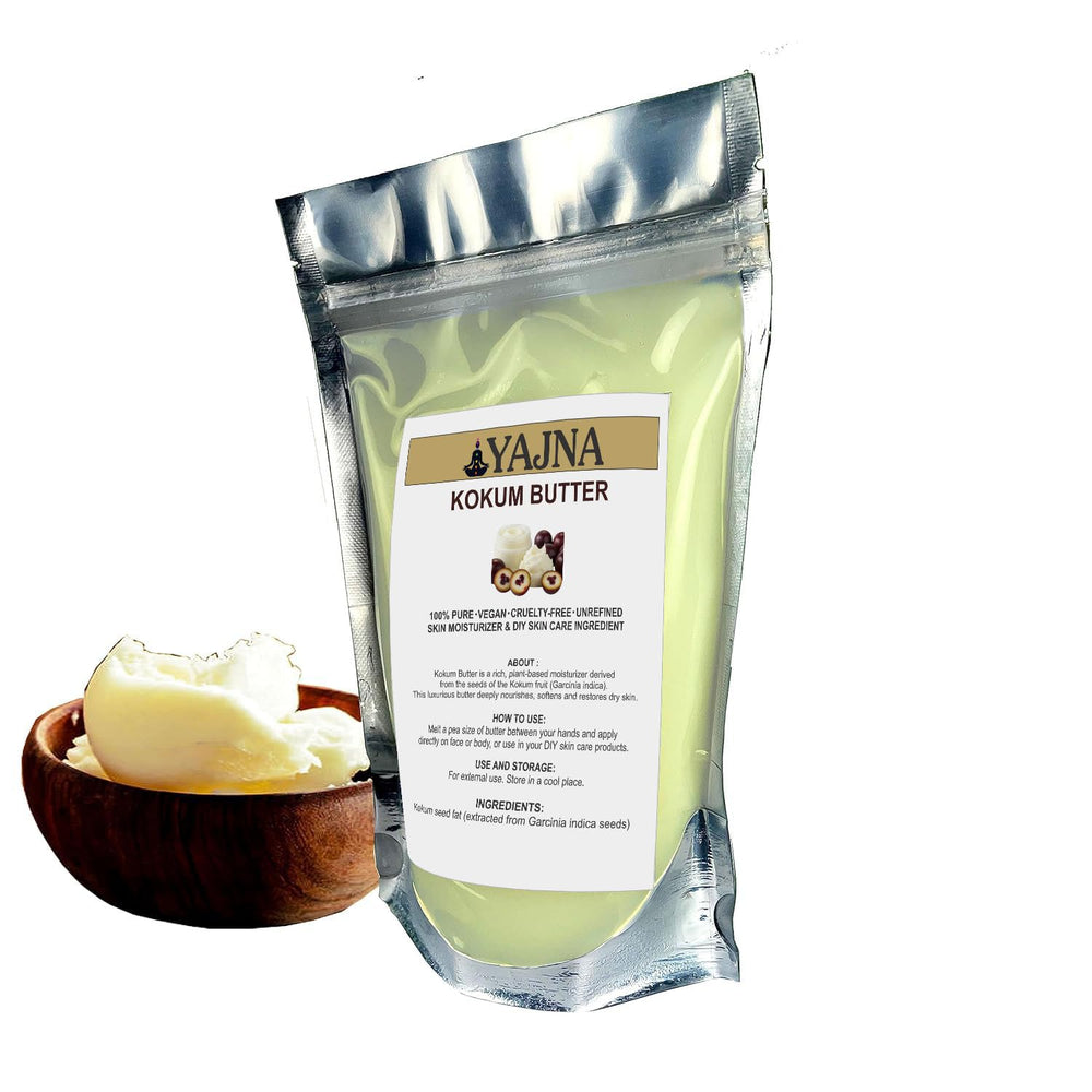 Yajna Manteca de Kokum orgánica para cabello: brillo natural.