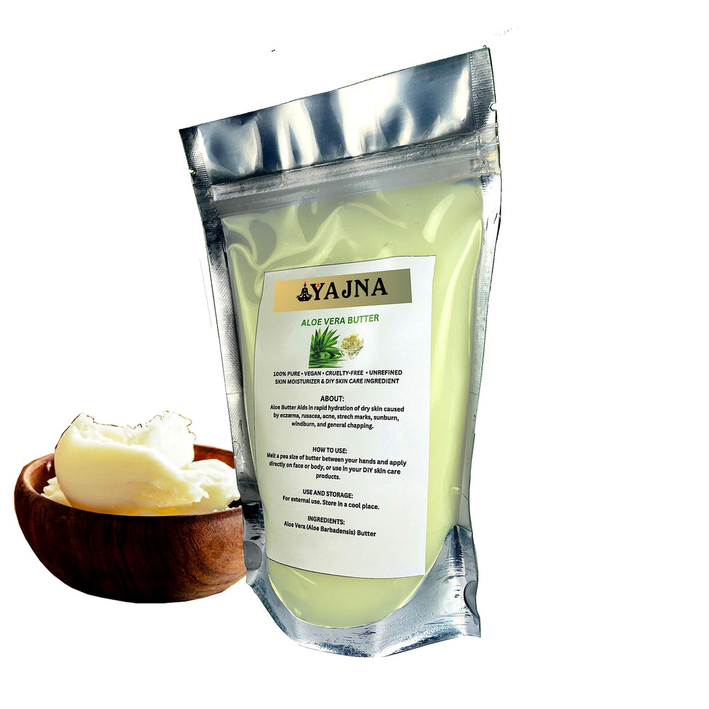 Mantequilla Yajna Aloe Vera, textura cremosa para rostro y cuerpo