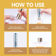 Yamadura conjunto atomizadores perfume 5ml, perfecto para compartir en viaje.