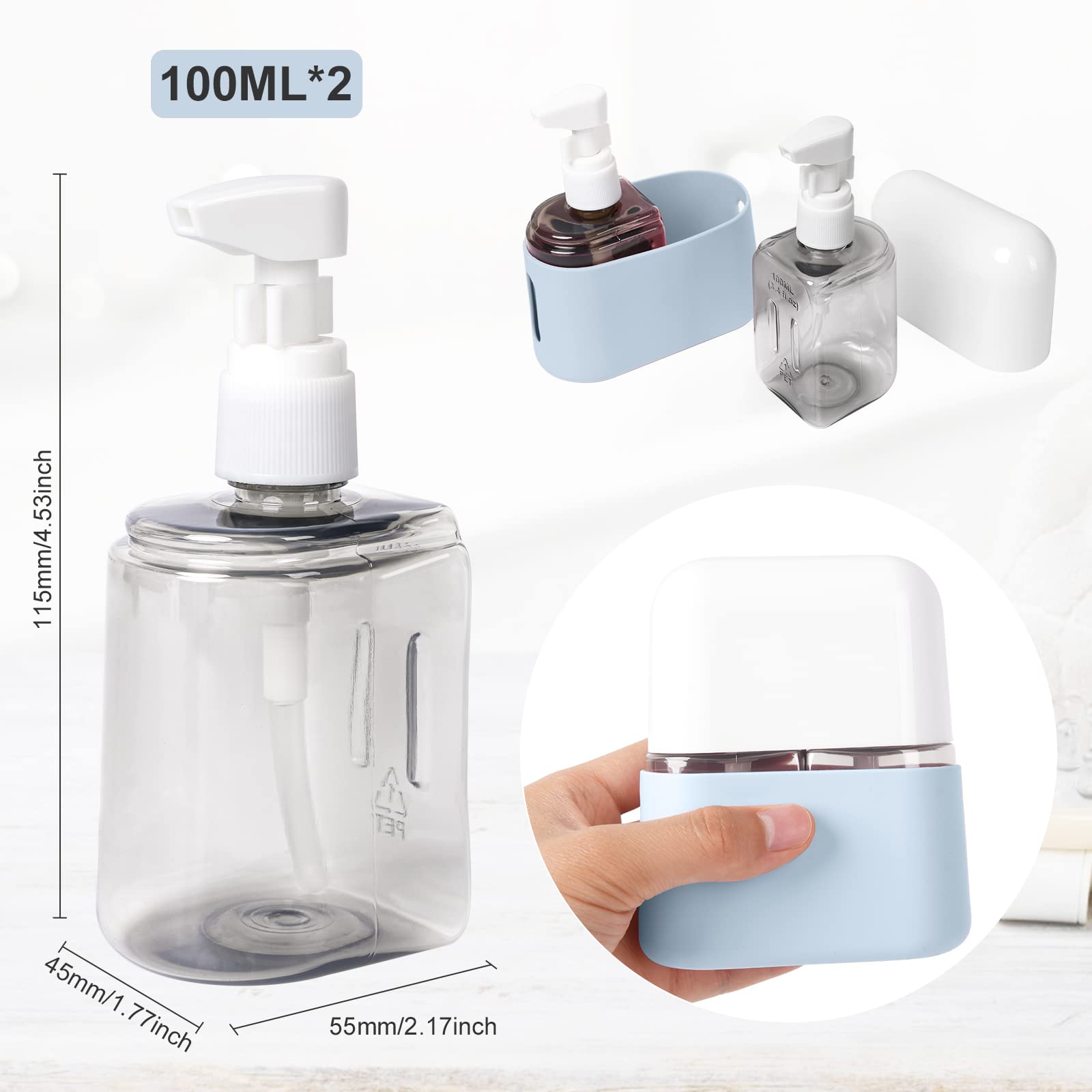 Dispensadores Yamadura de viaje en spray para viaje, ligeros y reutilizables.