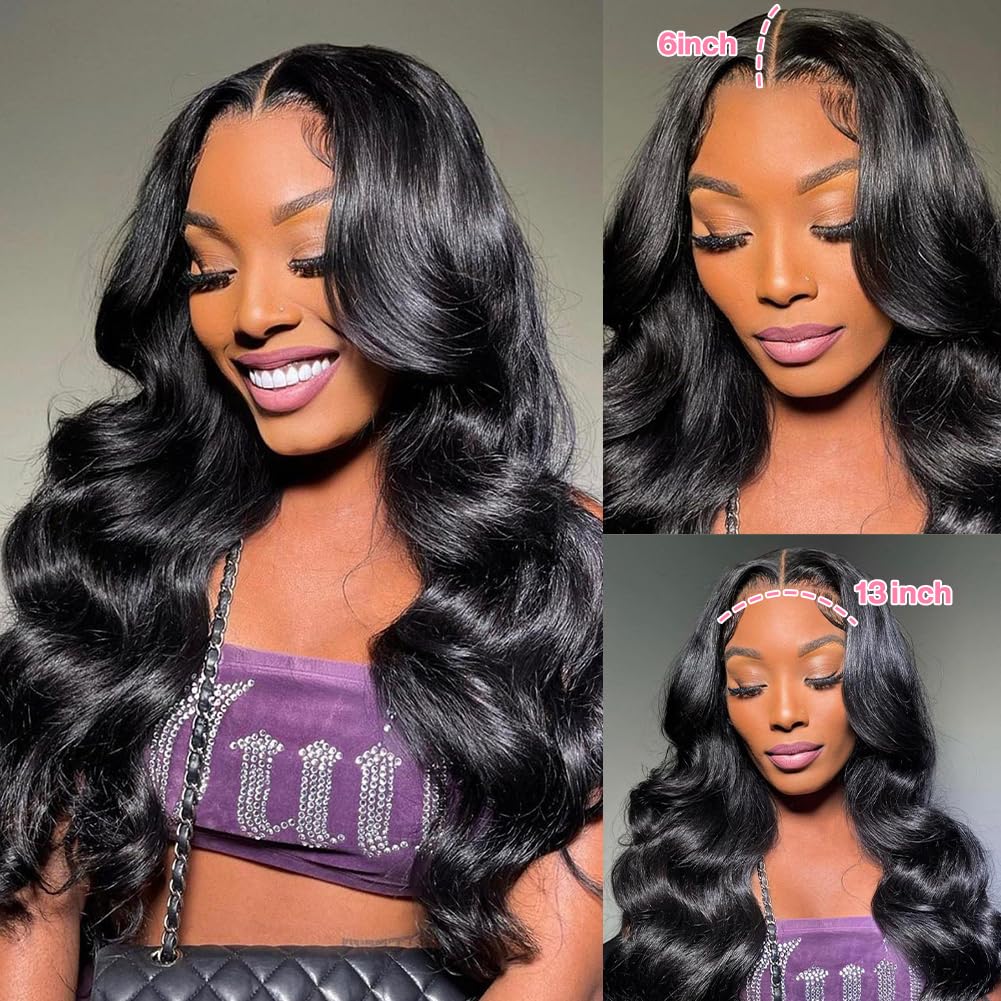 Yamikk HD lace front wig 13x6 with thin lace and breathable cap for daily wear.