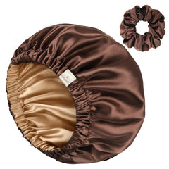Yanibest bonete satén ajustable para dormir, protege el cabello durante la noche.