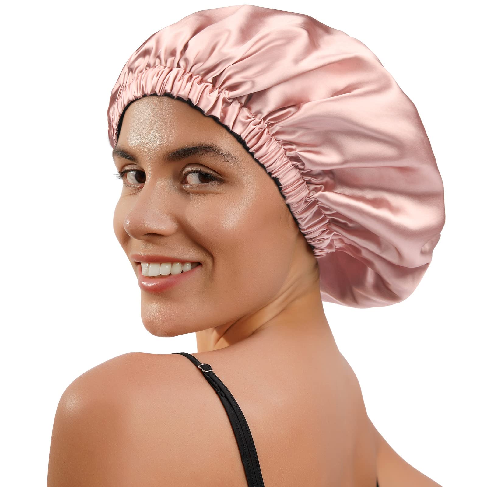 Yanibest bonete rosa sencillo y elegante para cualquier ocasión.