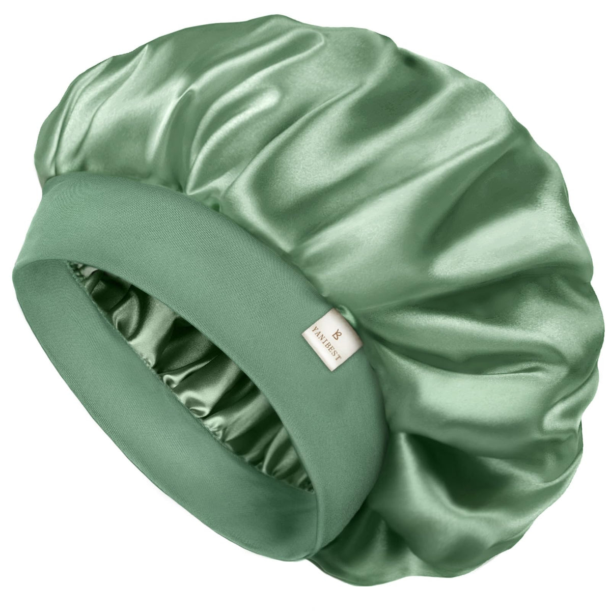 YANIBEST bonete de satén de doble capa para dormir, protege el cabello durante la noche