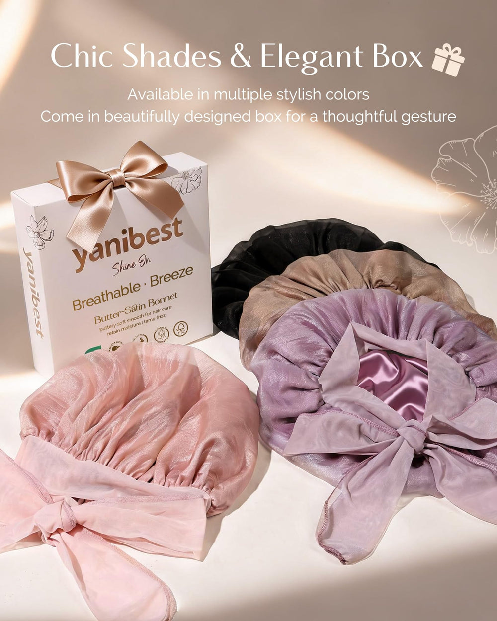 accesorio yanibest de seda estilo diario