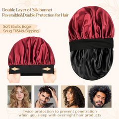 Yanibest bonete de seda protege el cabello de la fricción nocturna.