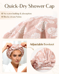 Yanibest capucha para ducha: ajuste adaptable para todo tipo de cabello