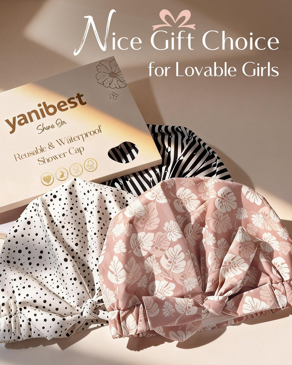 Yanibest gorra de ducha ligera: ideal para viajes y hoteles